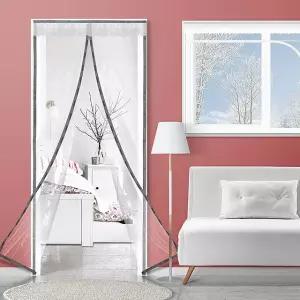 방풍비닐 커튼 바람막이 방풍막 현관문 외풍차단 창문