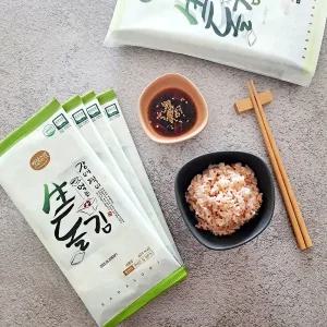 [2세트구매시 2봉더] 바다소리 두번 구운 곱창 생돌김 반절4매X15봉(총60매)