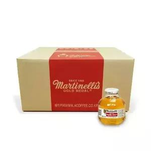 마르티넬리 골드메달 애플주스 296ml 24개 사과주스 애플데이 학교행사