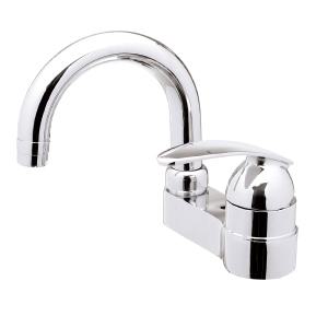 우리수도 (ES 파이프세면) 4인치 욕실 세면대 세면기 수도꼭지