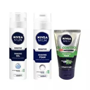니베아 맨 센서티브 쉐이빙폼200ml 쉐이빙젤 면도크림 스킨 로션 프레시킥
