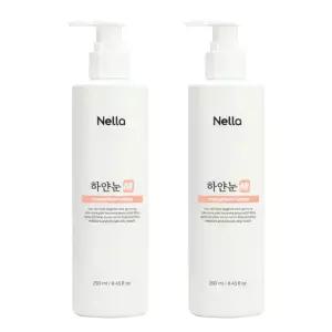 넬라 하얀눈 톤업 바디로션 250ml, 2개 /화이트닝바디로션 색소침착