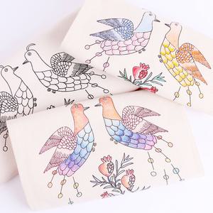 에코백 만들기 캔버스 무지 가방 에코벡 컬러링 보조 천가방 꾸미기 미술 색칠 공부 놀이 민화 체험