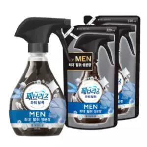 페브리즈 포맨 섬유탈취제 쿨 아쿠아 향 370ml+320mlx2개