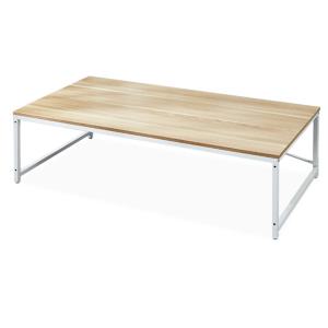 1200 일자형 철제좌식책상 테이블 화이트 공부 컴퓨터좌식책상