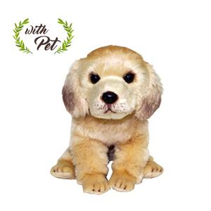위더펫 리얼 진짜같은 강아지인형 골든 리트리버 싯팅 동물인형