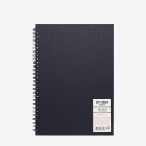 스프링노트 B5 블랙 무지