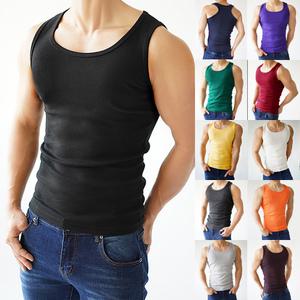 짱짱한 남자 망고 나시티 면 스판 민소매