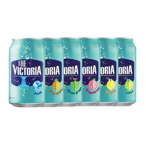 더 빅토리아 탄산수/탄산음료 350ml x 48캔(플레인/레몬/자몽/라임/청포도/파