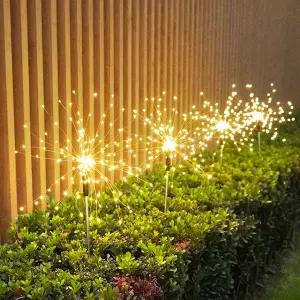 태양광 섬유등 다발 LED 분수등 조경 폭죽 정원등 태양열 잔디등