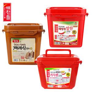 가득한 고추장 4.5kg 알찬 고추장 6.5kg 재래식 된장 6.5kg