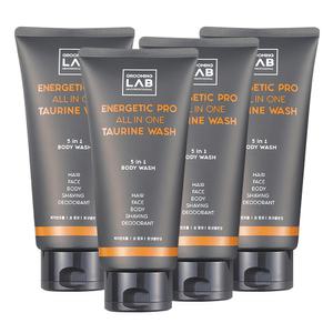 [그루밍랩] 남자바디워시 에너제틱 프로 올인원 타우린워시 300ml 4개입