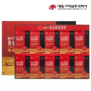 [본사직영] 대동고려삼 6년근 홍삼 봉밀절편 20g x 10개입 (1박스) 개별포장 홍삼절편