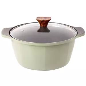 글램레트로 가스용 냄비 (24양수) 올리브그린