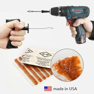 타이어 지렁이 펑크 수리킷 4인치 끈끈이 빵꾸 씰 패치