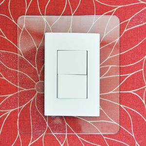 아크릴커버_1개용 투명 스위치주변벽지손때방지