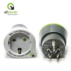[Q2 POWER] Europe to Australia 호주 중국 뉴질랜드 여행 직구 해외 플러그 콘센트 어댑터
