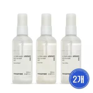 이니스프리 퍼퓸드 바디앤 헤어미스트100ml 2개