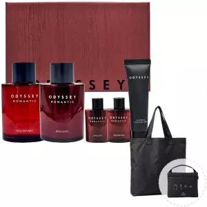 NEW 오딧세이 로맨틱 스페셜 2종세트 +아이오페 토트백 증 정 상쾌한 남성 기초 화장품 선물세트