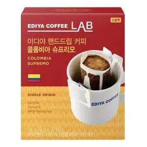 이디야 핸드드립 커피 콜롬비아슈프리모 8gx7T