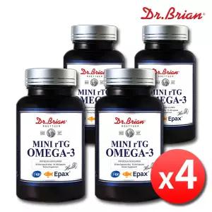닥터브라이언 미니 알티지 오메가3 x 4병 16개월분 미국 초임계 RTG 비타민D 임산부 청소년 키즈 어린이