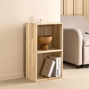 원목공간박스2단 정리대 공간활용 받침대 미니수납장 피규어 진열장 주문제작 틈새책장 소품정리