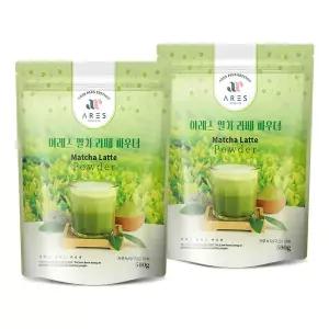 메가커피 아레스 말차 라떼 파우더 500g 2개세트