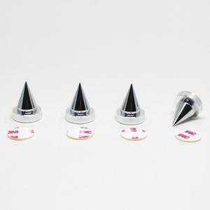 [이노랙] 수평조절형 크롬 스피커 스파이크 (4개)/스피커 슈즈 받침/방진/음질개선