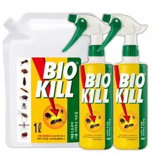 동성제약 비오킬 500ml(2개)+1L(1개)/살충제/해충퇴치