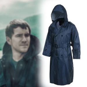 고급형 신사 장교 방수 발수 견장 레인코트 우비