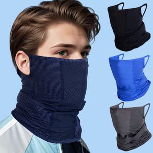 FERION 쿨 메쉬 자외선차단 마스크 자전거 골프 냉감 여름용 넥워머 등산 운동 얼굴 햇빛가리개 멀티스카프