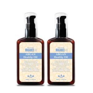 미가비 아르간 헤어오일 /극손상/트리트먼트/염색모/헤어에센스 베이비파우더향 100ml x 2개