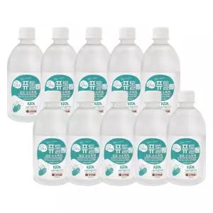 크로바 퓨톨 뿌리는 손소독제 살균소독제 리필 500ml 10개 의약외품 방역 온도측정기 스프레이 액체 분사용