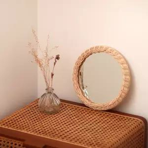 DIY 라탄공예 라탄 원형 거울 만들기 키트