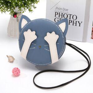 가죽가방만들기 (고양이) BLUE