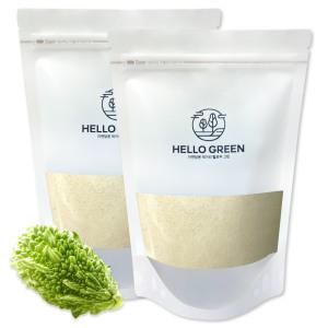 헬로우그린 국내산 여주 가루 500gX2(팩) 총1kg 대용량 건여주 고과