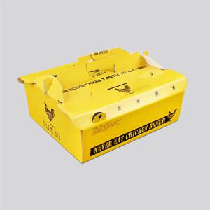 옐로우 치킨박스 손잡이 1박스 (100개)