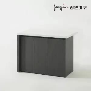 장인가구 제스트S 대리석 홈바 수납 아일랜드 식탁 1200 수납형