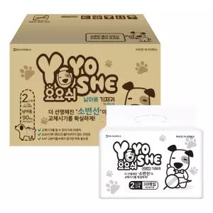 T멤버십 11% / 요요쉬 강아지 기저귀 남아, 2단계, 30매, 3개