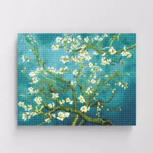 [아트박스]/아이러브페인팅 DIY캔버스형 보석십자수 40x50cm 고흐-아몬드나무