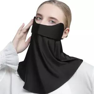 U롱라인 자외선차단 마스크/여름 냉감 얼굴 넥커버 햇빛가리개/운전 자전거 골프 등산 스포츠 안면 마스크