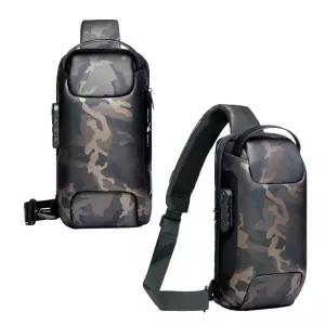 밀리터리 도난방지 크로스백 슬링백 여행용 가방 소지품가방 USB충전