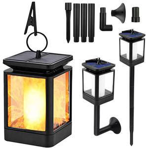 태양광 호롱불 정원등 횃불 LED 인테리어 경관 조명 야외 태양열 잔디등