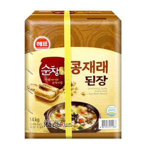 해표 순창궁 콩재래 된장 14kg (지함) 재래식