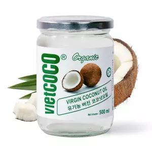 비엣코코 버진 유기농 코코넛오일 1병 500ml 베트남 직수입