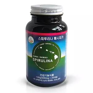 [하와이 스피루리나]골드패시피카 스피루리나 500 mg 200정1병