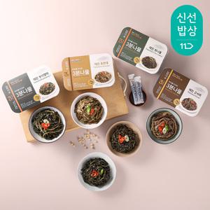 [품질보장] 피아골미선씨 초간편 3분나물 반찬 밀키트(고사리/취나물/부지깽이/토란대/곤드레)