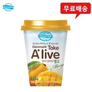 덴마크 테이크 얼라이브 250ml 망고x12컵/무배