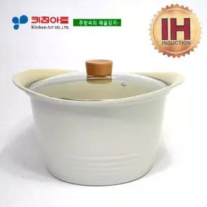 키친아트 베이직IH 인덕션세라믹냄비 26CM곰통