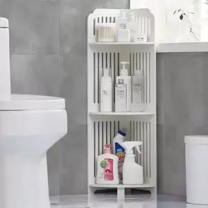 아트박스 예은 욕실 화장실 코너 틈새 선반 욕실장 수납장 정리대